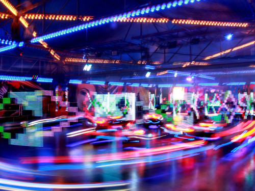Langzeit Belichtung Hofer Volksfest 2019 – Foto 56