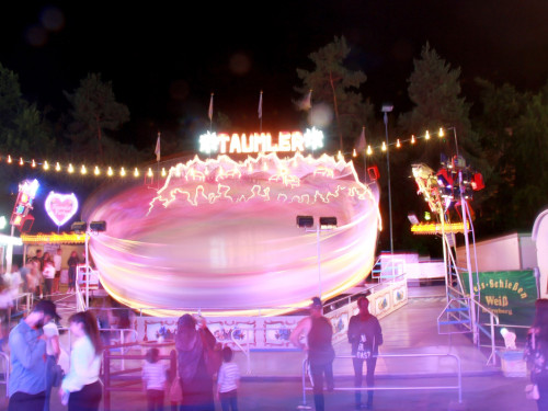 Langzeit Belichtung Hofer Volksfest 2019 – Foto 62