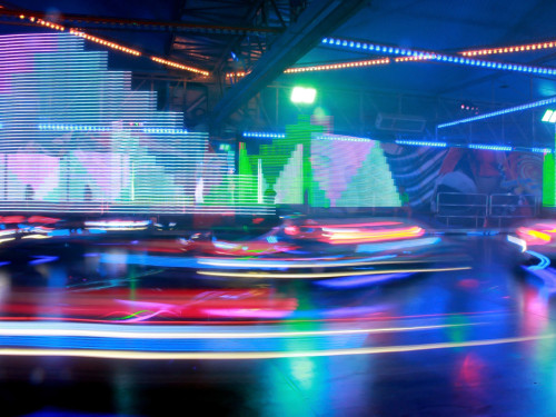 Langzeit Belichtung Hofer Volksfest 2019 – Foto 69
