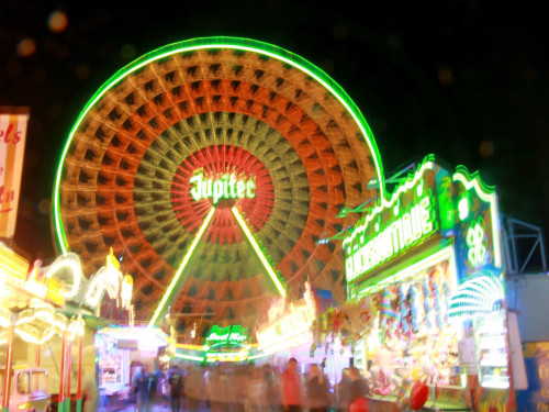 Langzeit Belichtung Hofer Volksfest 2019 – Foto 70