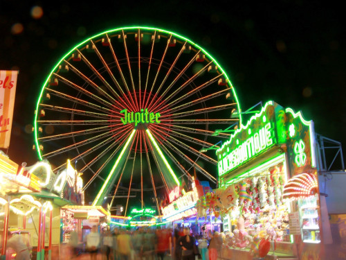 Langzeit Belichtung Hofer Volksfest 2019 – Foto 72