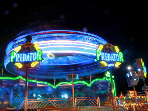 Langzeit Belichtung Hofer Volksfest 2019 – Foto 76