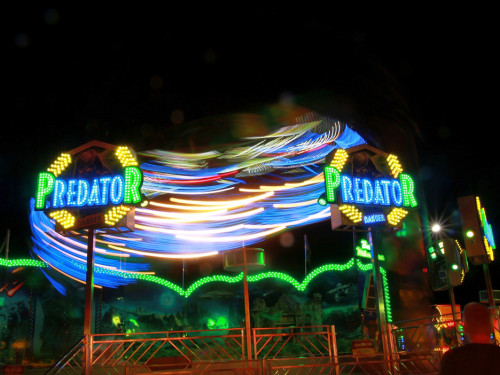 Langzeit Belichtung Hofer Volksfest 2019 – Foto 78