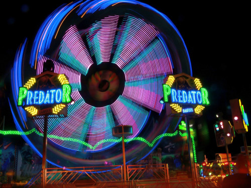 Langzeit Belichtung Hofer Volksfest 2019 – Foto 80