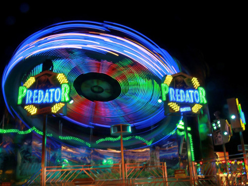 Langzeit Belichtung Hofer Volksfest 2019 – Foto 95