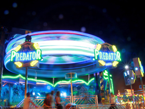 Langzeit Belichtung Hofer Volksfest 2019 – Foto 98