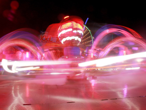 Langzeit Belichtung Hofer Volksfest 2019 – Foto 110