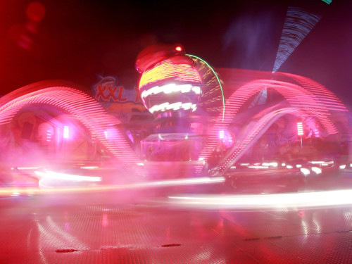 Langzeit Belichtung Hofer Volksfest 2019 – Foto 111