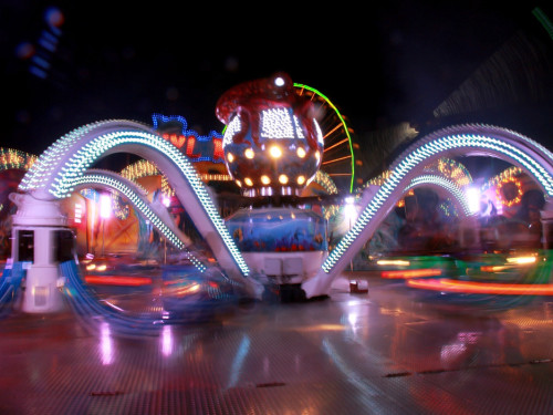 Langzeit Belichtung Hofer Volksfest 2019 – Foto 120