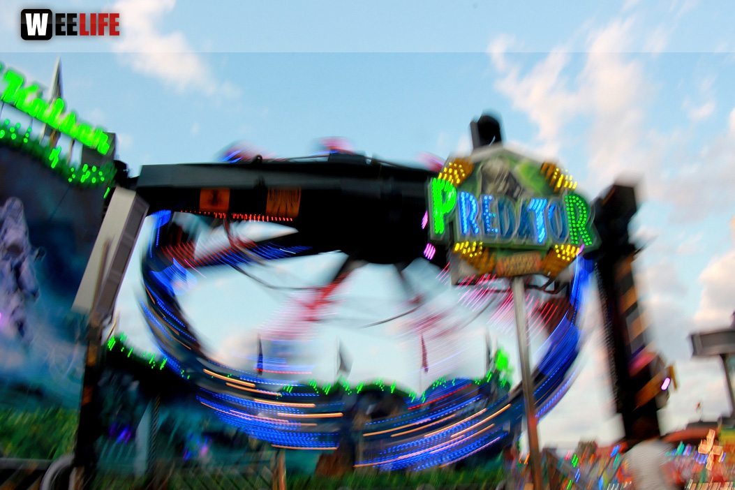 Langzeit Belichtung Hofer Volksfest 2019