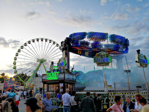 Langzeit Belichtung Hofer Volksfest 2019 – Foto 128