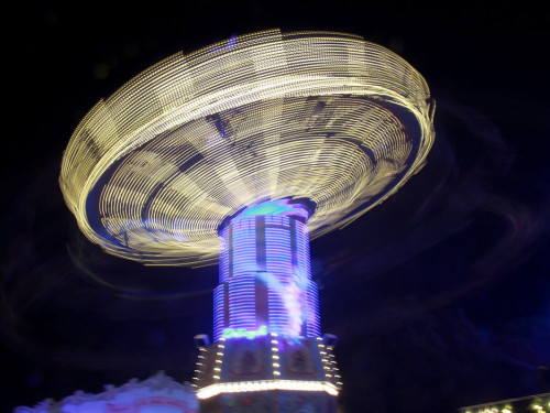 Langzeit Belichtung Hofer Volksfest 2019 – Foto 145