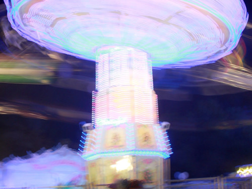 Langzeit Belichtung Hofer Volksfest 2019 – Foto 146