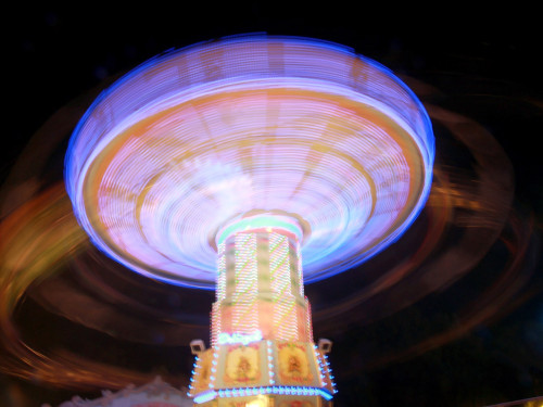 Langzeit Belichtung Hofer Volksfest 2019 – Foto 148