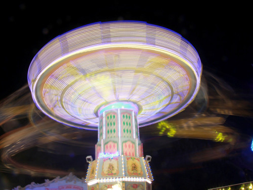 Langzeit Belichtung Hofer Volksfest 2019 – Foto 149