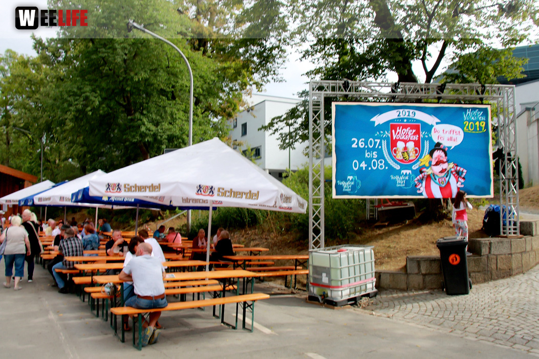 Nachmittag Hofer Volksfest Tag 8 2.8.2019