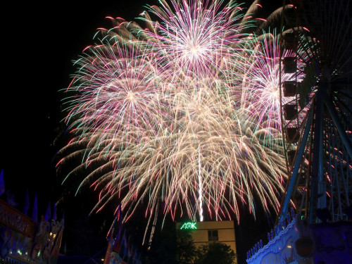 Abschlussfeuerwerk Hofer Volksfest 2019 – Foto 2
