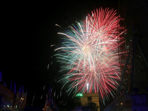 Abschlussfeuerwerk Hofer Volksfest 2019 – Foto 5