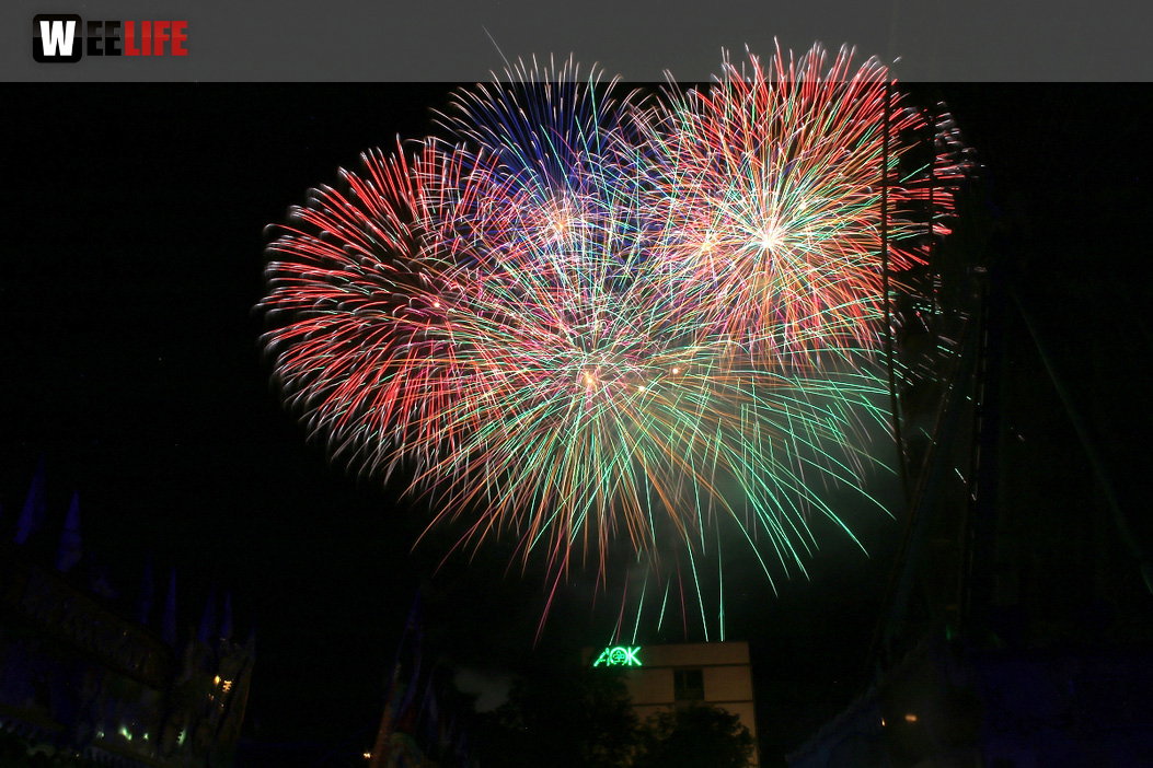Abschlussfeuerwerk Hofer Volksfest 2019