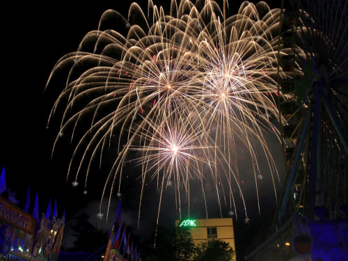 Abschlussfeuerwerk Hofer Volksfest 2019 – Foto 8