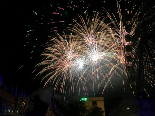 Abschlussfeuerwerk Hofer Volksfest 2019 – Foto 9