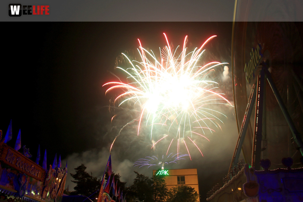Abschlussfeuerwerk Hofer Volksfest 2019