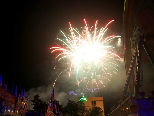 Abschlussfeuerwerk Hofer Volksfest 2019 – Foto 12