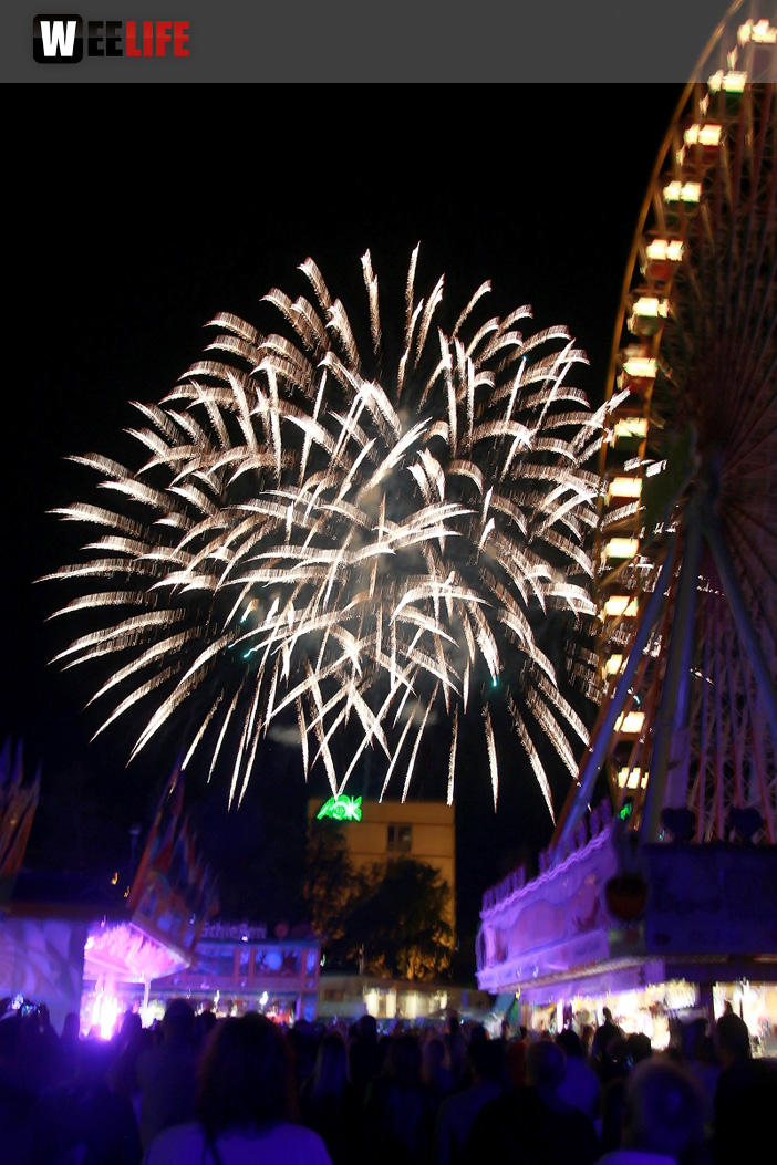 Abschlussfeuerwerk Hofer Volksfest 2019