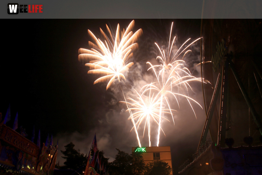 Abschlussfeuerwerk Hofer Volksfest 2019