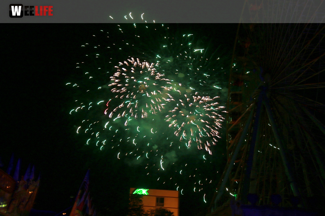 Abschlussfeuerwerk Hofer Volksfest 2019