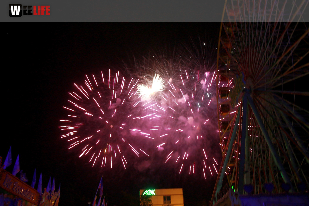Abschlussfeuerwerk Hofer Volksfest 2019