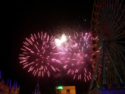 Abschlussfeuerwerk Hofer Volksfest 2019 – Foto 24