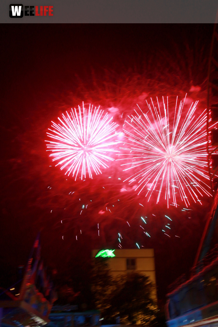 Abschlussfeuerwerk Hofer Volksfest 2019
