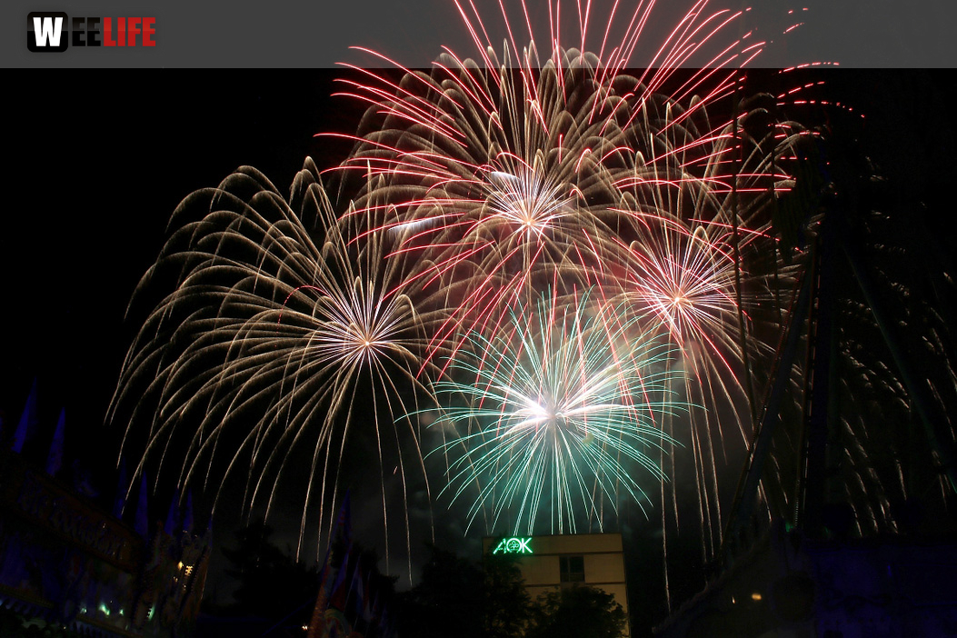 Abschlussfeuerwerk Hofer Volksfest 2019