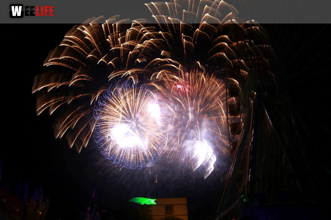 Abschlussfeuerwerk Hofer Volksfest 2019