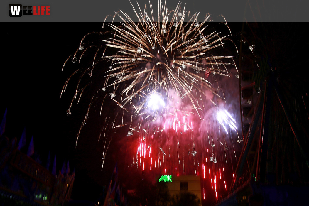 Abschlussfeuerwerk Hofer Volksfest 2019