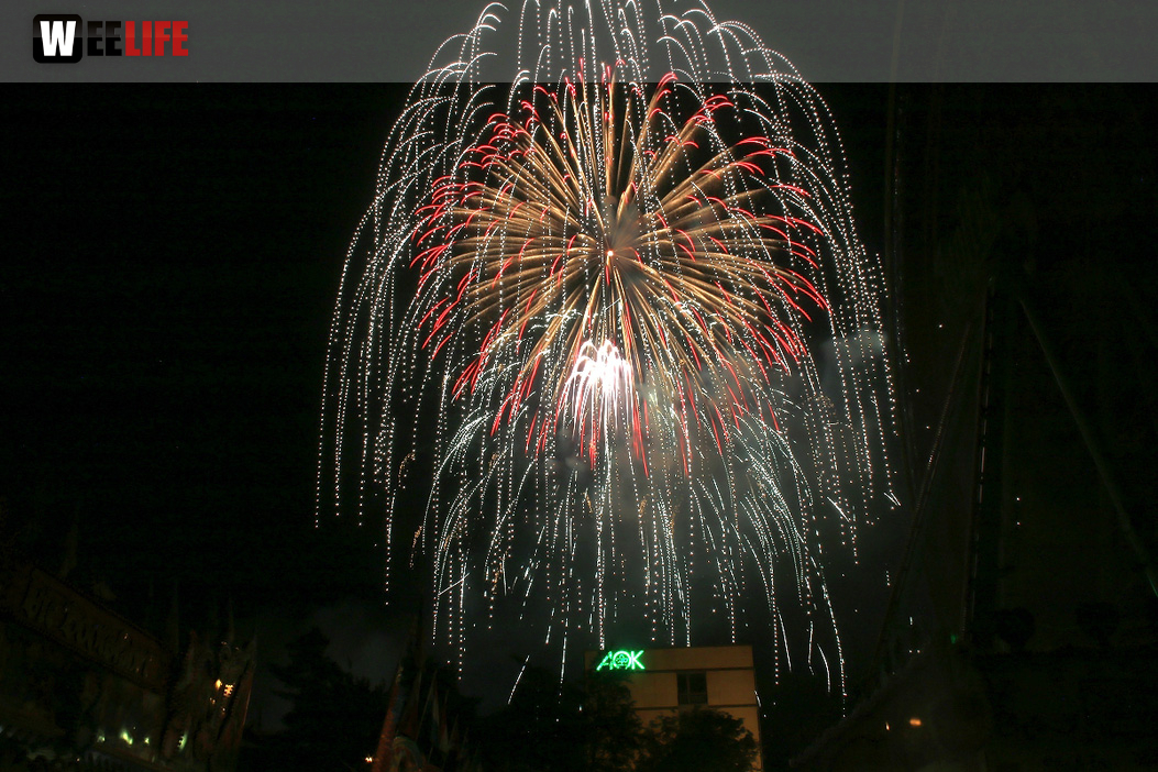 Abschlussfeuerwerk Hofer Volksfest 2019