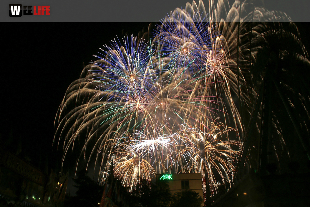 Abschlussfeuerwerk Hofer Volksfest 2019