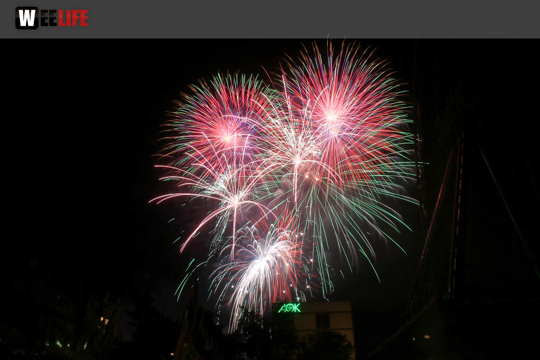 Abschlussfeuerwerk Hofer Volksfest 2019