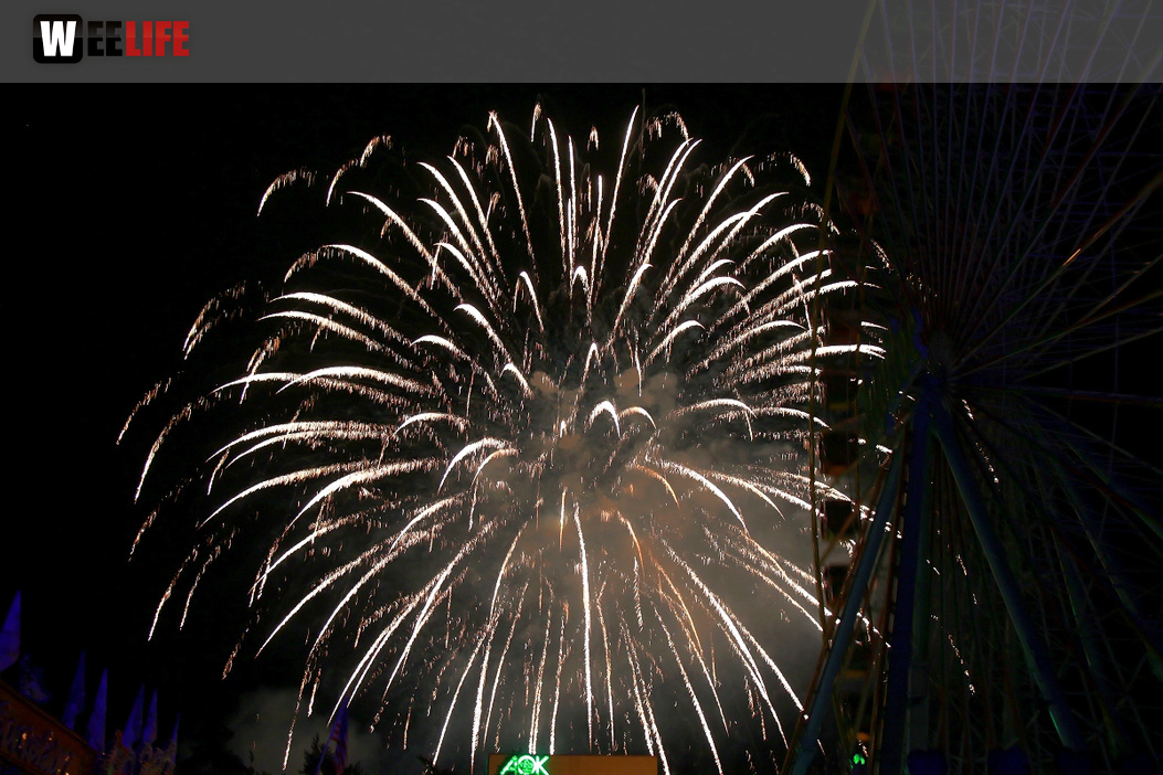 Abschlussfeuerwerk Hofer Volksfest 2019