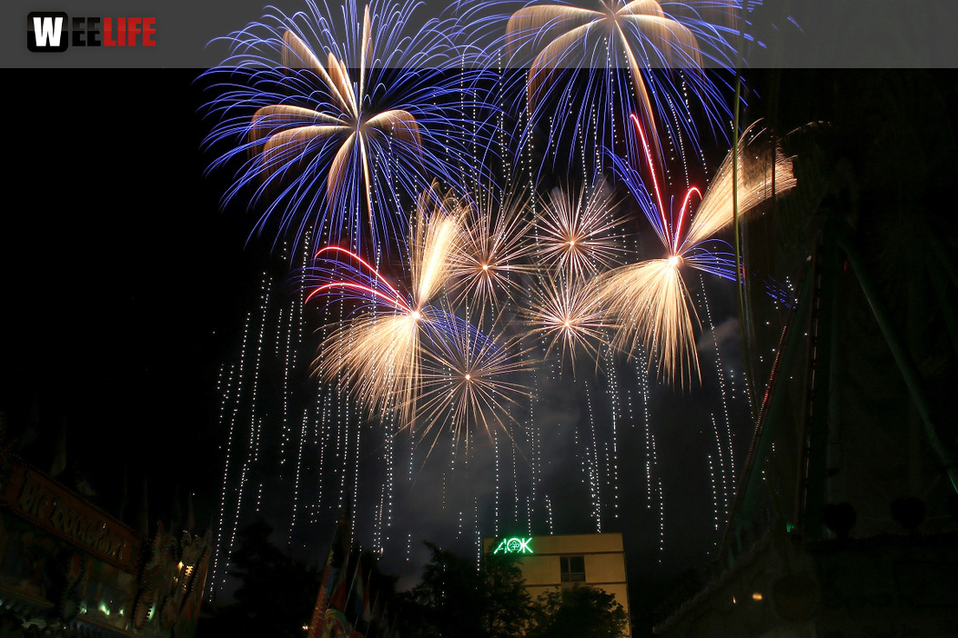 Abschlussfeuerwerk Hofer Volksfest 2019