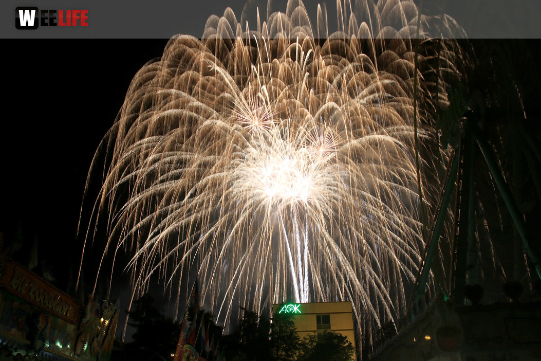Abschlussfeuerwerk Hofer Volksfest 2019