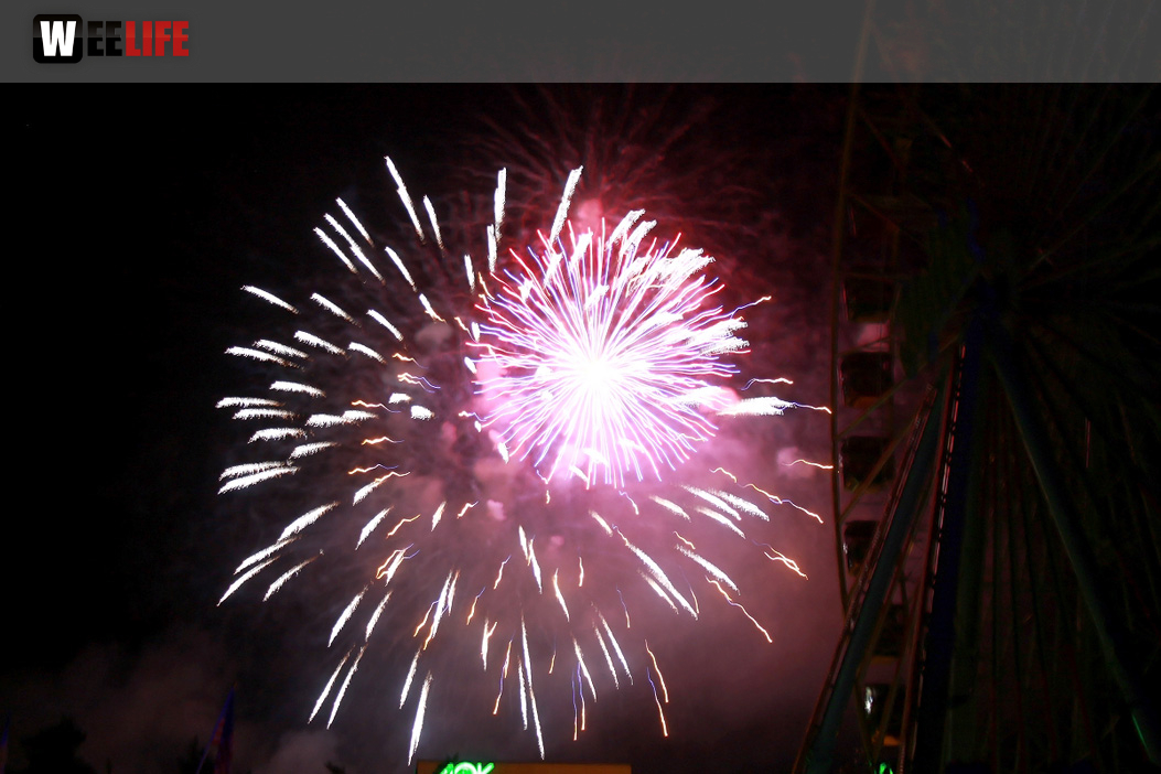 Abschlussfeuerwerk Hofer Volksfest 2019