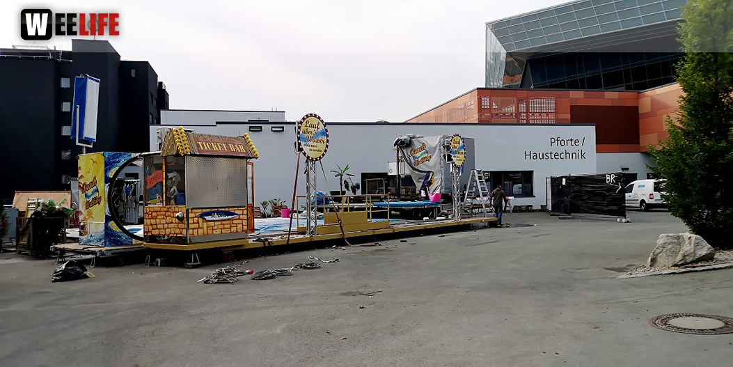 Abbau Hofer Volksfest 2019 5.8.2019-10.8.2019