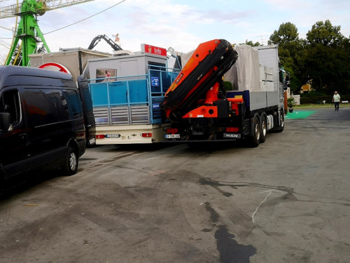 Abbau Hofer Volksfest 2019 5.8.2019-10.8.2019 – Foto 11