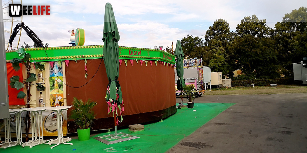 Abbau Hofer Volksfest 2019 5.8.2019-10.8.2019