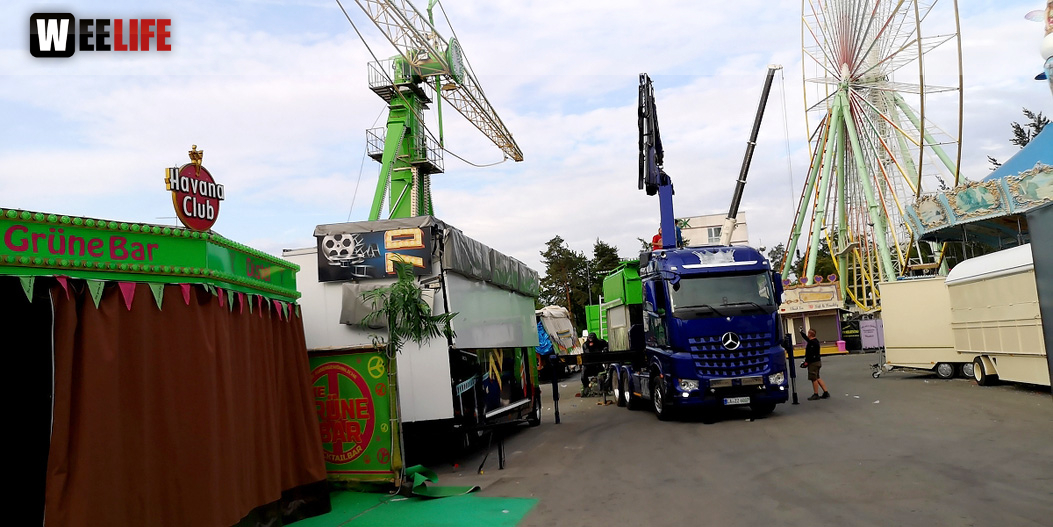Abbau Hofer Volksfest 2019 5.8.2019-10.8.2019