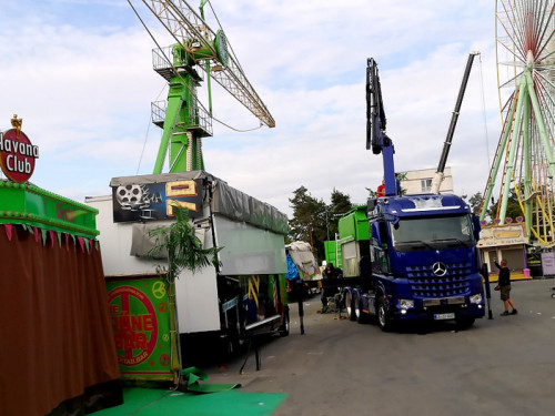 Abbau Hofer Volksfest 2019 5.8.2019-10.8.2019 – Foto 18