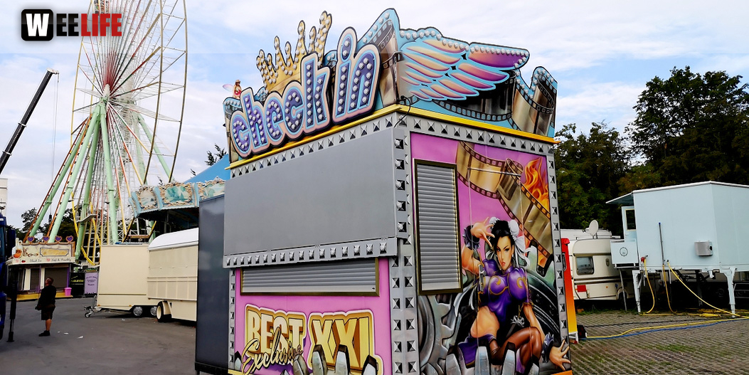 Abbau Hofer Volksfest 2019 5.8.2019-10.8.2019