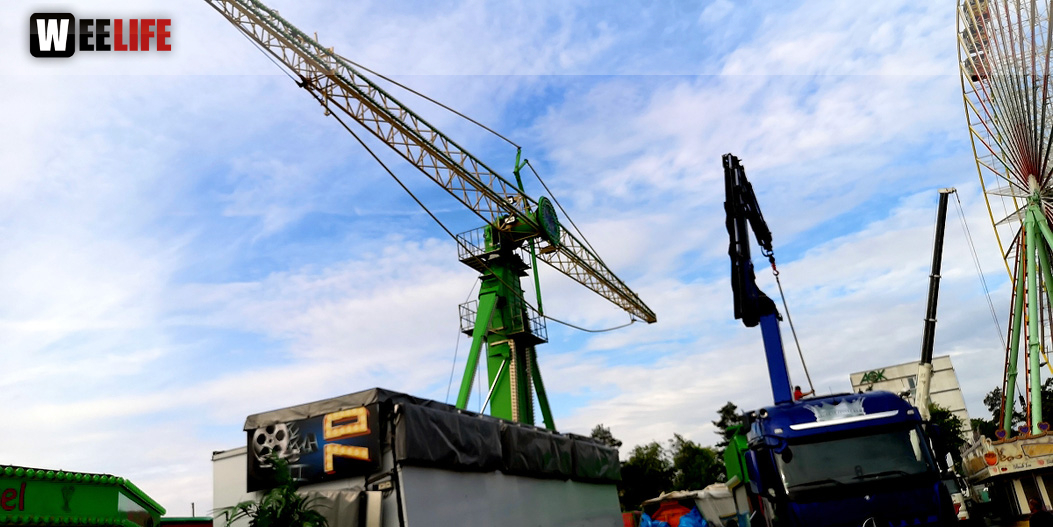 Abbau Hofer Volksfest 2019 5.8.2019-10.8.2019